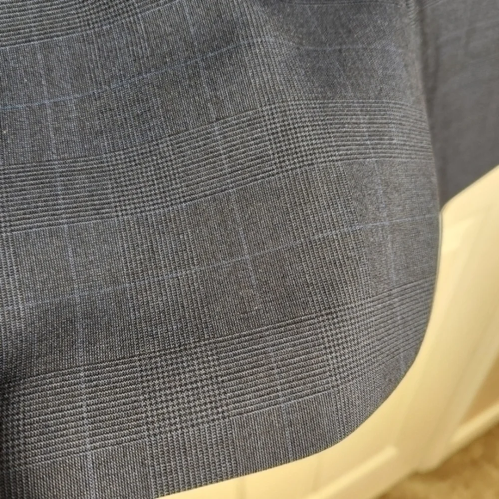 Chaps VTG Blue Wool Blend Suit Jacket 48R‎ Blue with Black